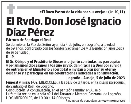 Don José Ignacio Díaz Pérez