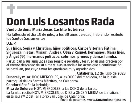 Don Luis Losantos Rada
