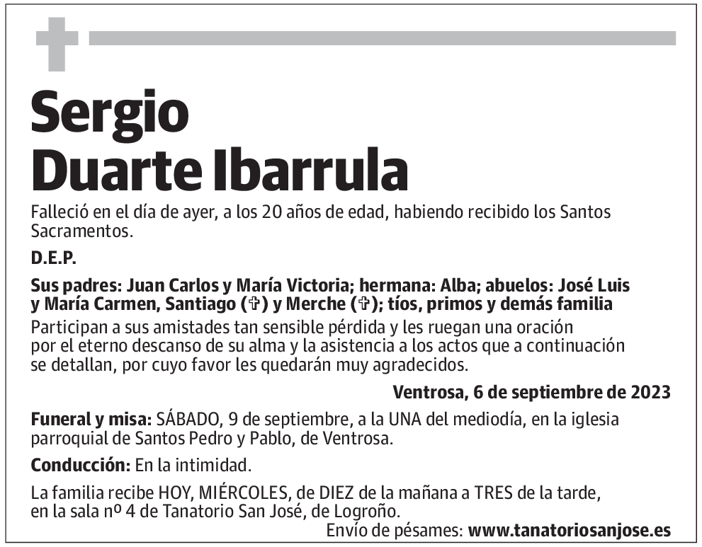 Sergio Duarte Ibarrula