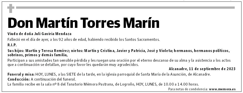 Don Martín Torres Marín