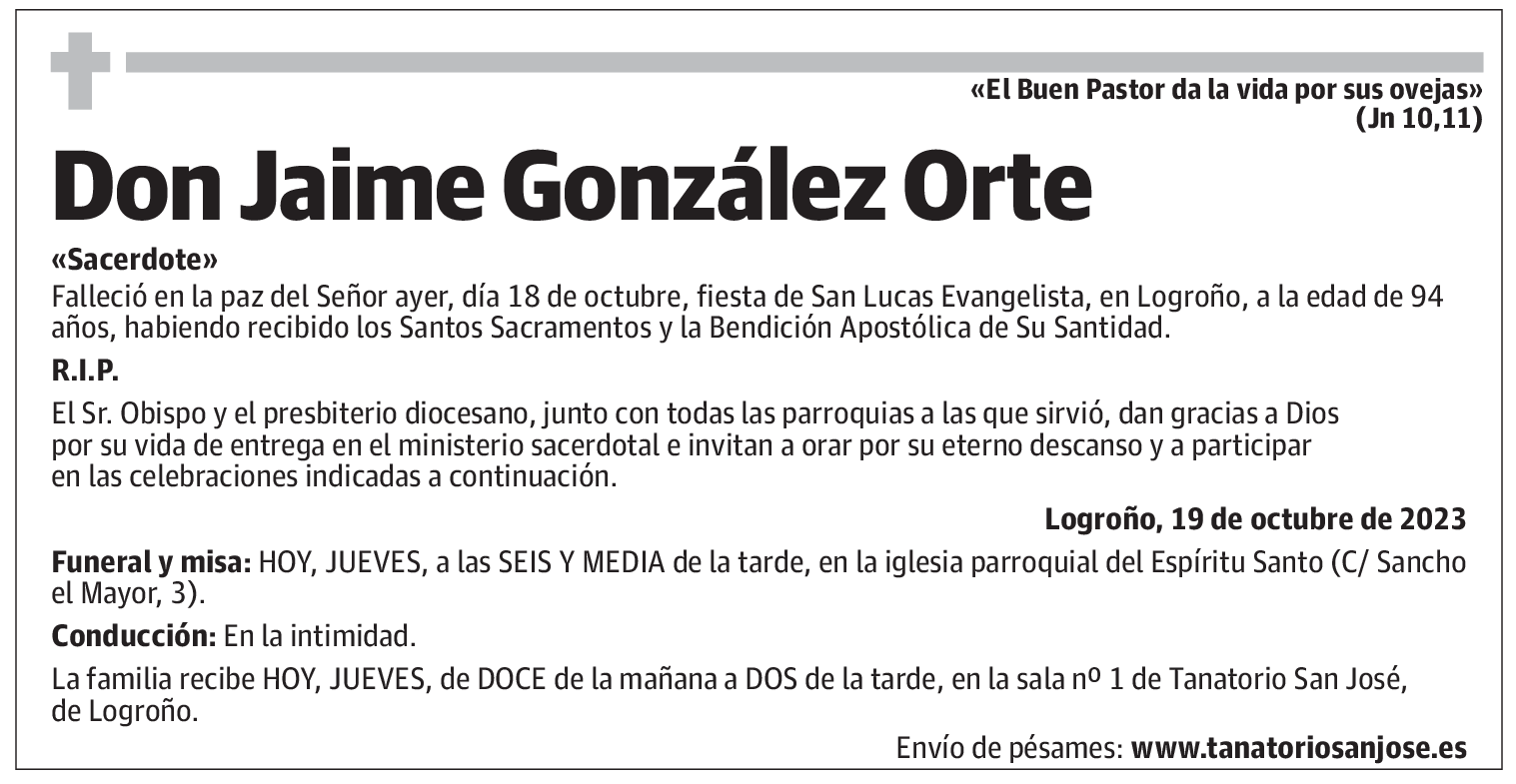 Don Jaime González Orte
