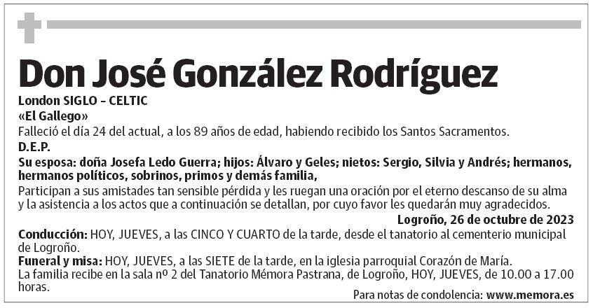 Don José González Rodríguez
