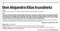 Don Alejandro Elías Iruzubieta