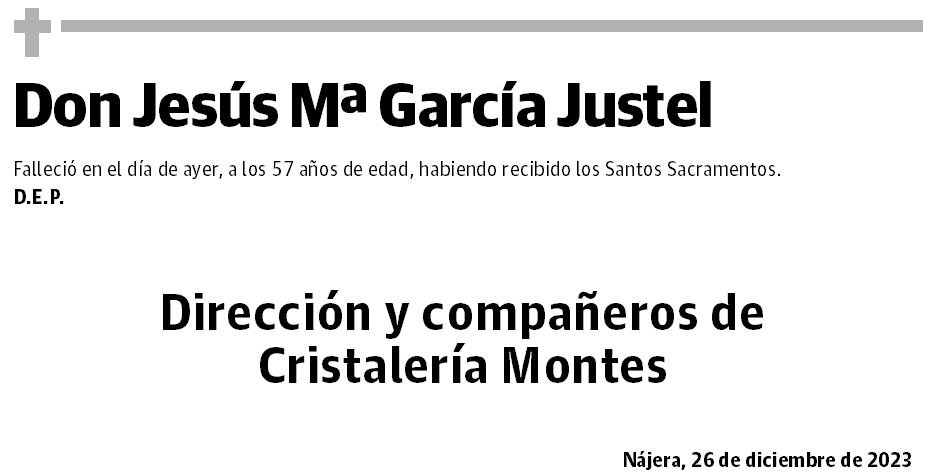 Don Jesús Mª García Justel