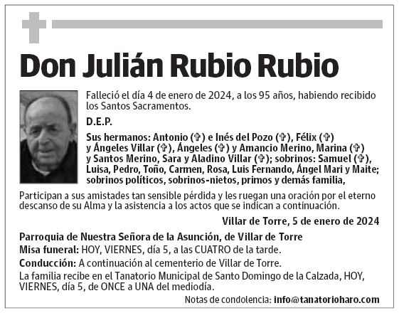 Don Julián Rubio Rubio