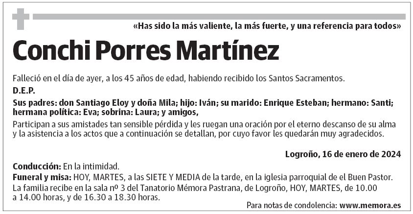 Conchi Porres Martínez