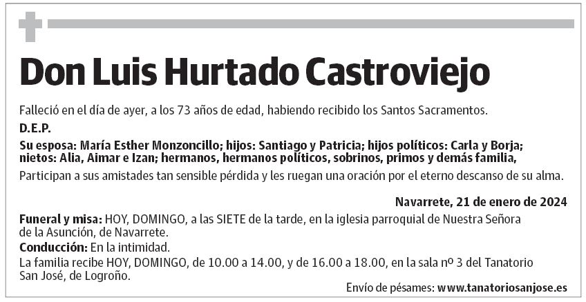 Don Luis Hurtado Castroviejo