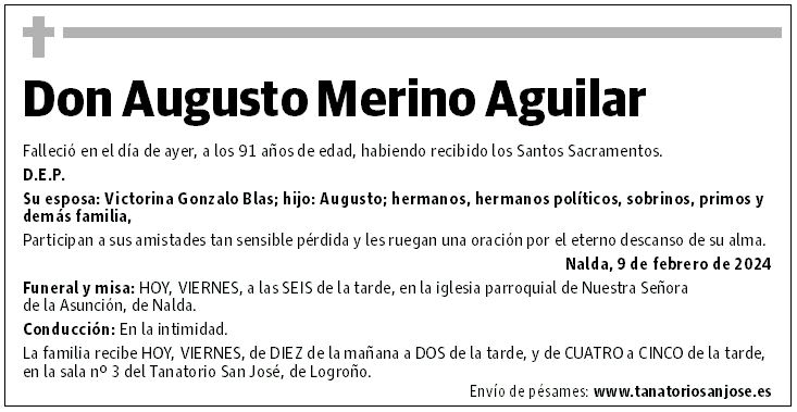 Don Augusto Merino Aguilar