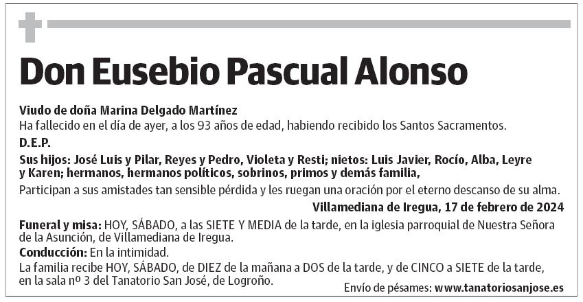 Don Eusebio Pascual Alonso