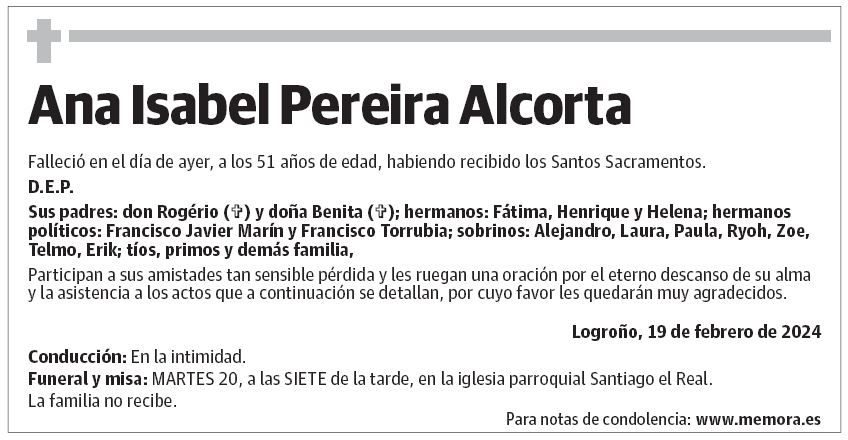Ana Isabel Pereira Alcorta
