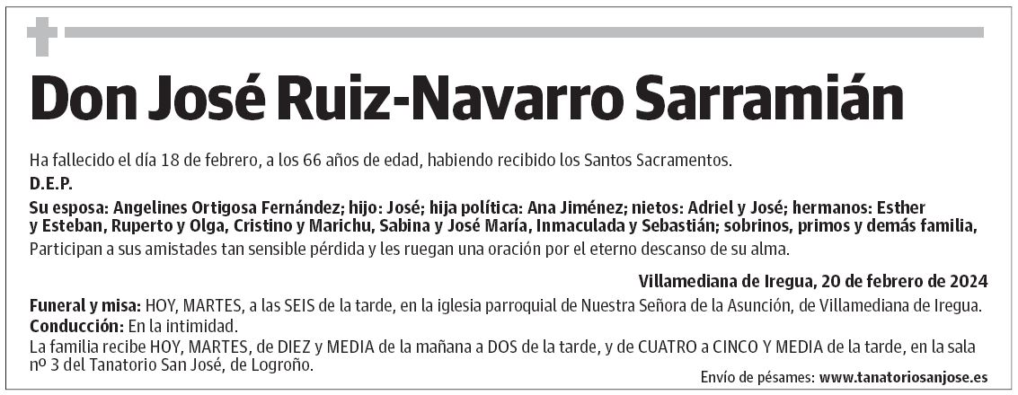 Don José Ruiz-Navarro Sarramián