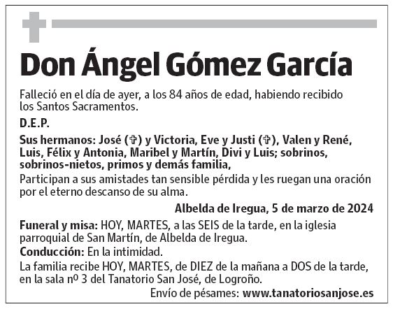 Don Ángel Gómez García