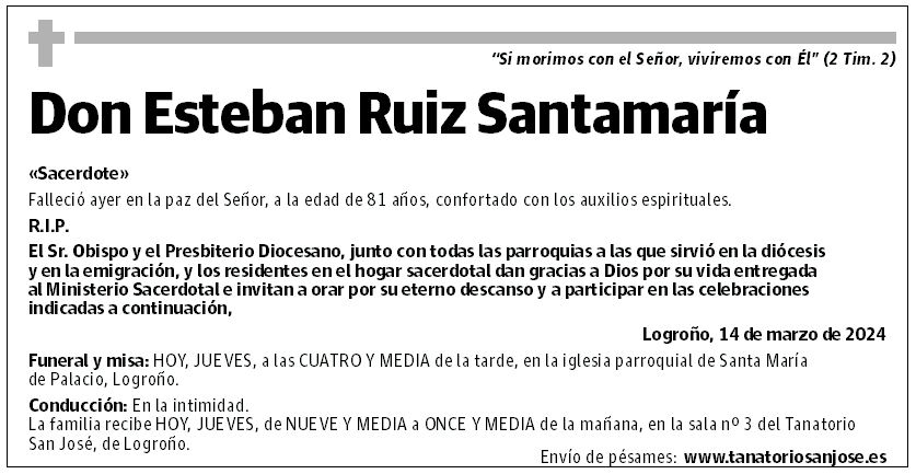 Don Esteban Ruiz Santamaría