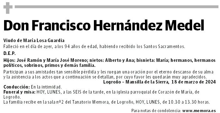 Don Francisco Hernández Medel
