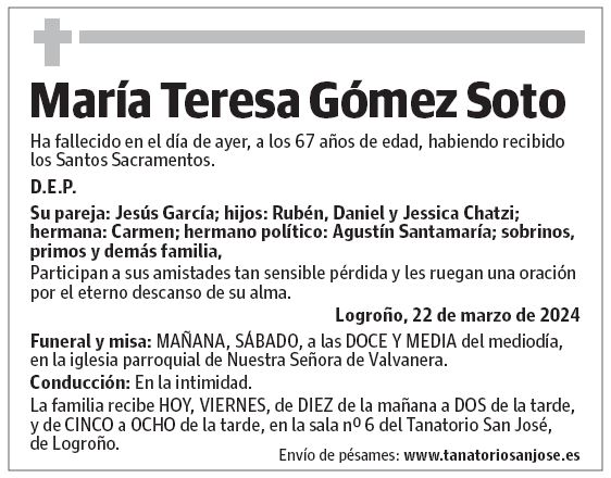 María Teresa Gómez Soto