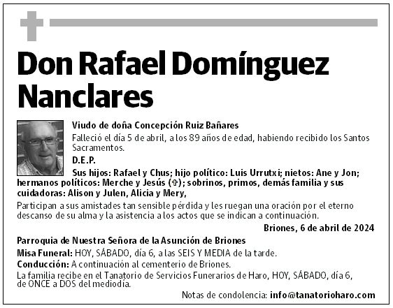 Don Rafael Domínguez Nanclares