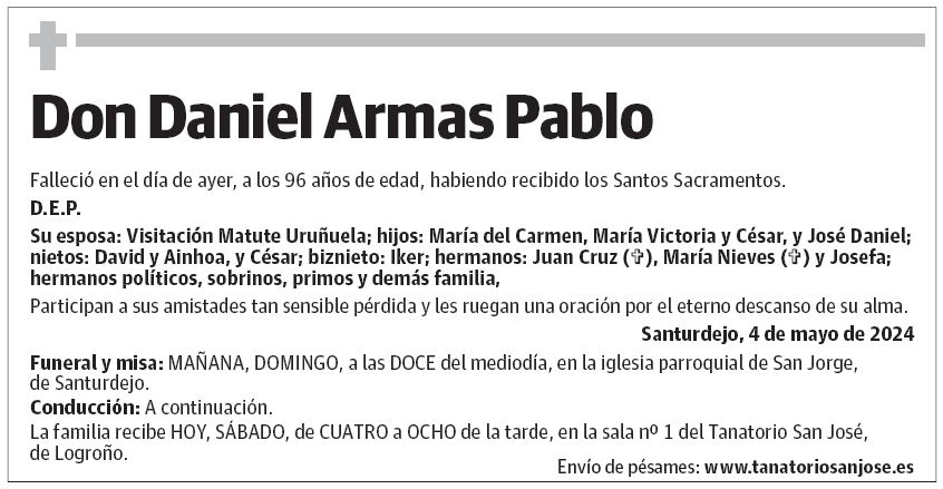 Don Daniel Armas Pablo