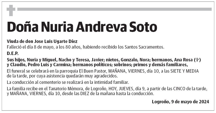 Doña Nuria Andreva Soto