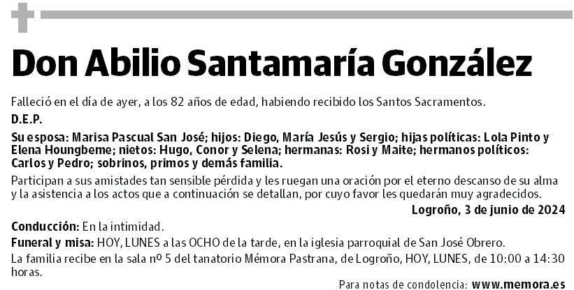 Don Abilio Santamaría González