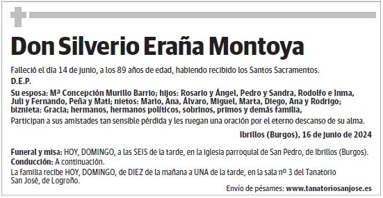 Don Silverio Eraña Montoya