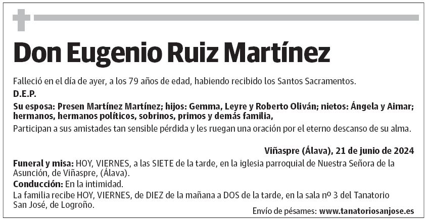 Don Eugenio Ruiz Martínez