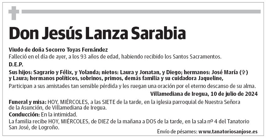 Don Jesús Lanza Sarabia