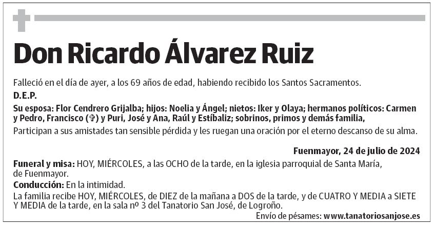 Don Ricardo Álvarez Ruiz