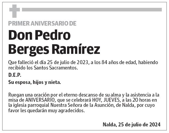 Don Pedro Berges Ramírez