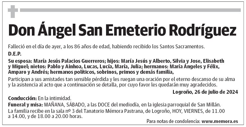 Don Ángel San Emeterio Rodríguez