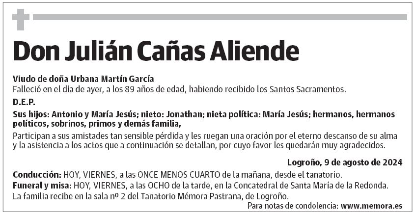 Don Julián Cañas Aliende