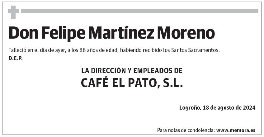 Don Felipe Martínez Moreno