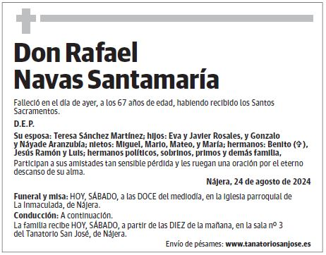 Don Rafael Navas Santamaría