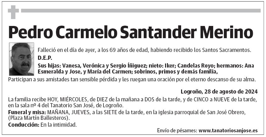 Pedro Carmelo Santander Merino