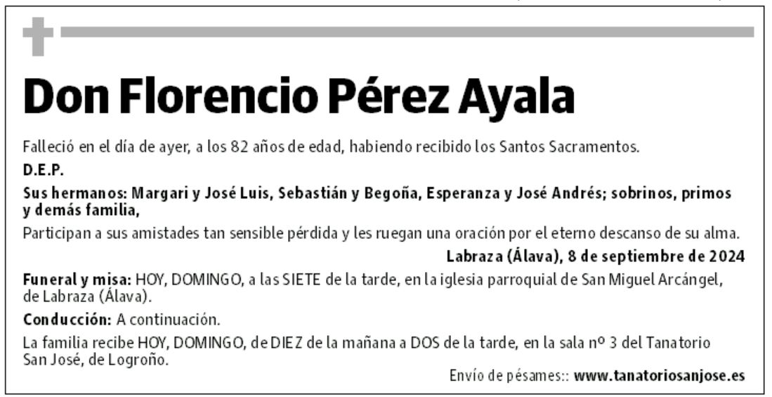 Don Florencio Pérez Ayala