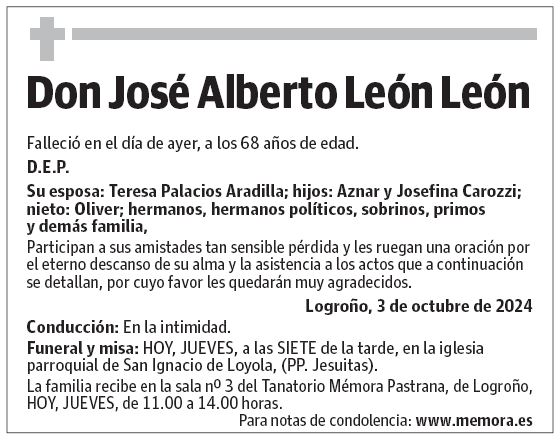 Don José Alberto León León