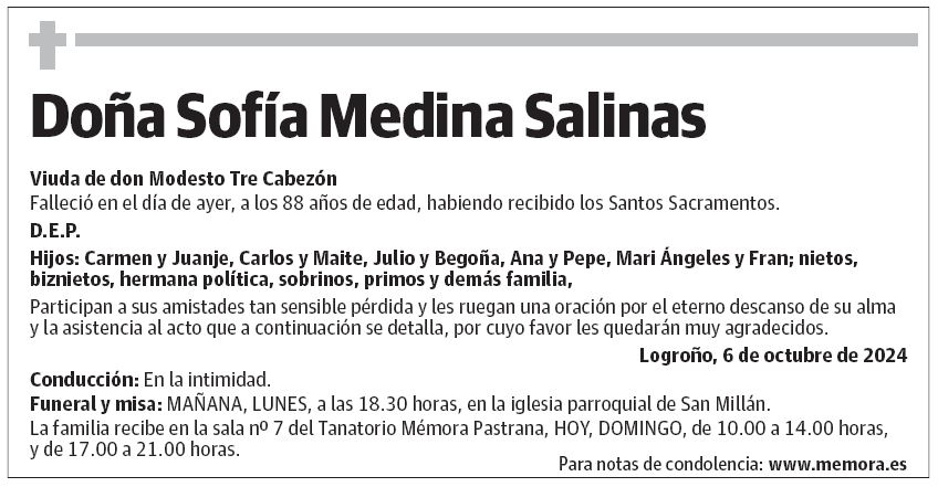 Doña Sofía Medina Salinas