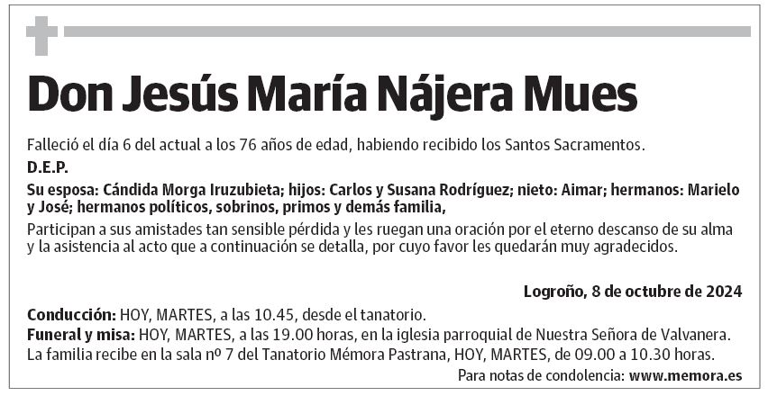 Don Jesús María Nájera Mues