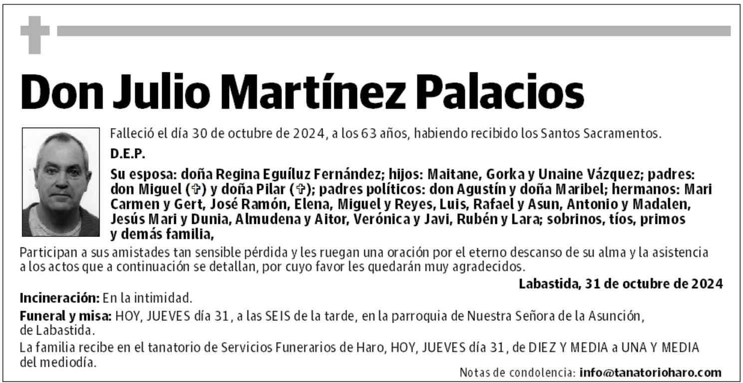Don Julio Martínez Palacios