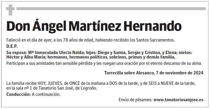 Don Ángel Martínez Hernando