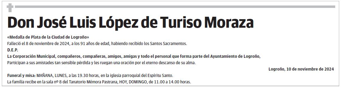 Don José Luis López de Turiso Moraza
