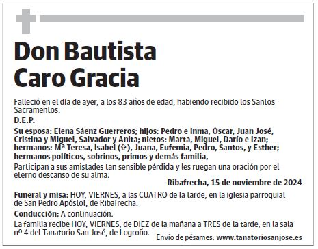 Don Bautista Caro Gracia