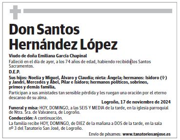 Don Santos Hernández López