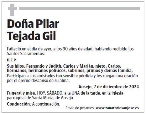 Doña Pilar Tejada Gil