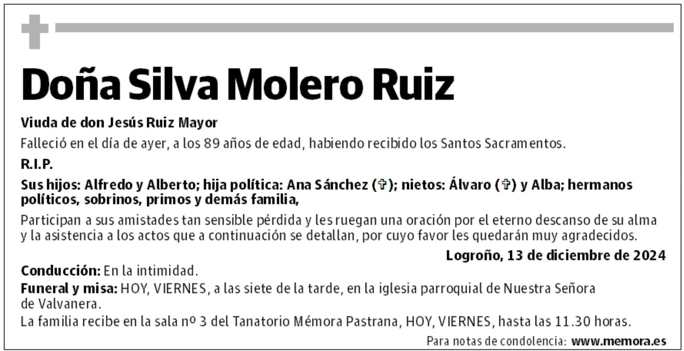 Doña Silva Molero Ruiz