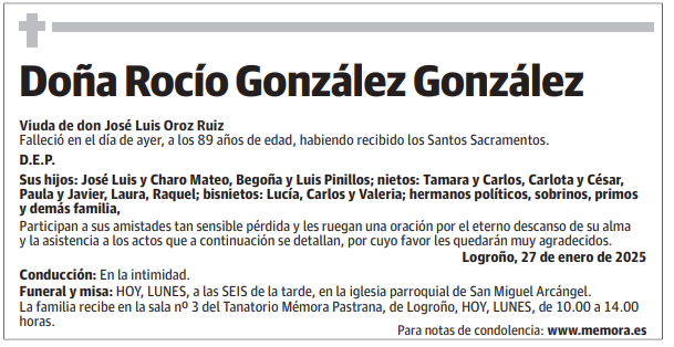 Doña Rocío González González