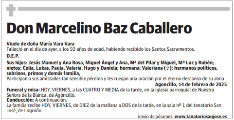 Don Marcelino Baz Caballero