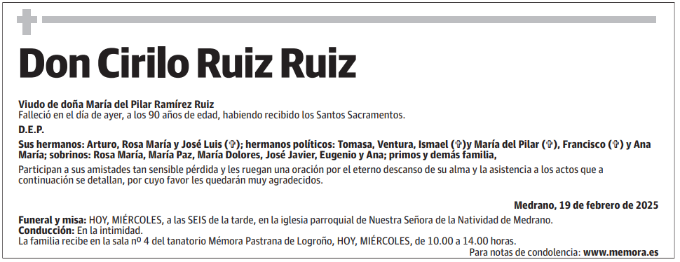 Don Cirilo Ruiz Ruiz