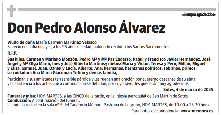 Don Pedro Alonso Álvarez
