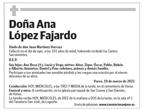 Doña Ana López Fajardo