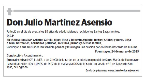 Don Julio Martínez Asensio